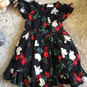 Black Floral Dress